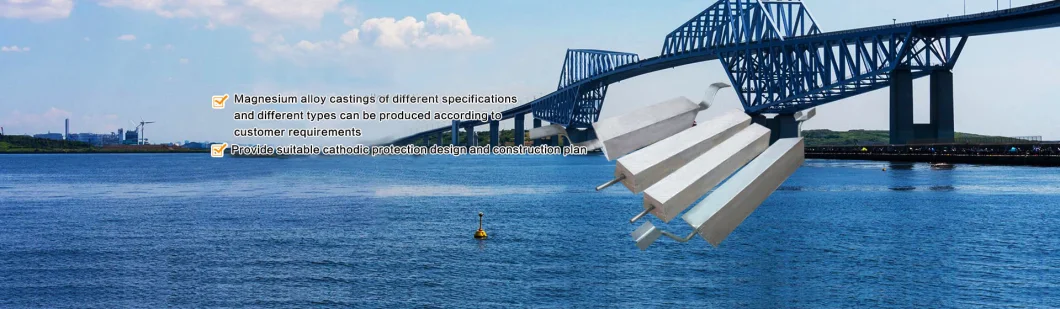 Az92 Magnesium Sacrificial Anode 300mm Bracelet Anode for Seawater Pipeline